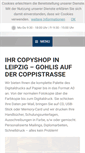 Mobile Screenshot of copyshop-leipzig.de