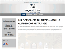 Tablet Screenshot of copyshop-leipzig.de